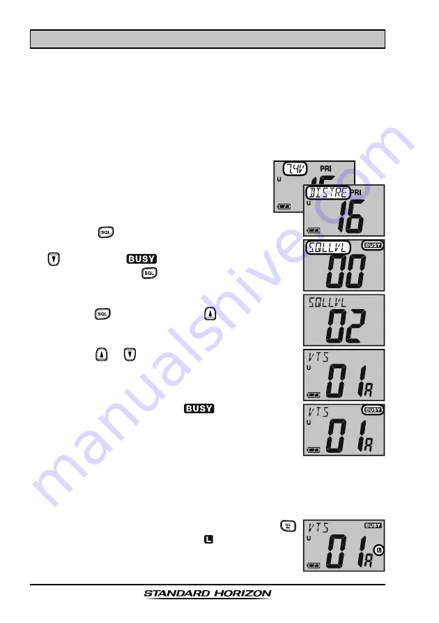 Standard Horizon HX400IS Owner'S Manual Download Page 20