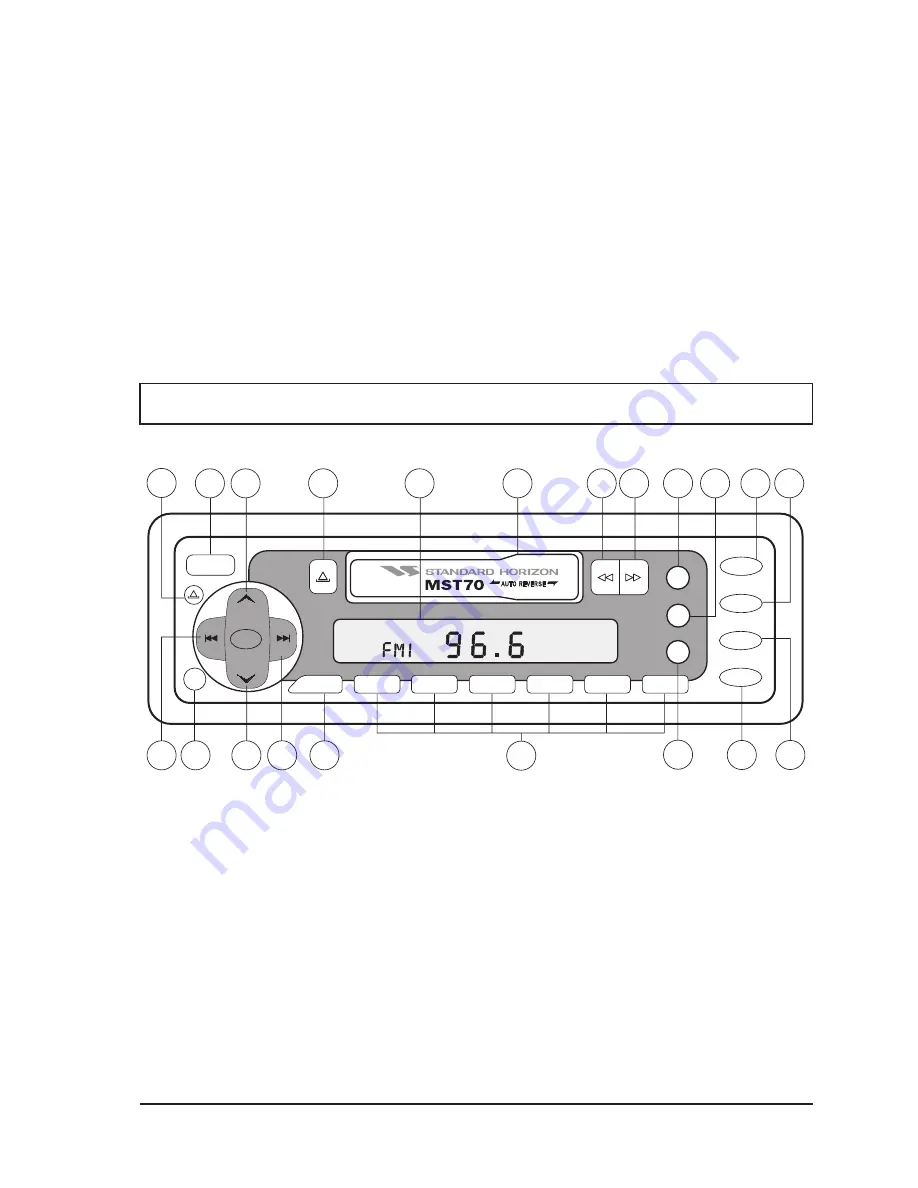 Standard Horizon MST70 Owner'S Manual Download Page 11