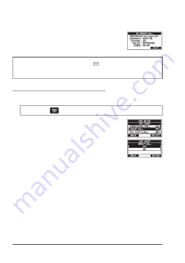 Standart Horizon GX2400 Owner'S Manual Download Page 64