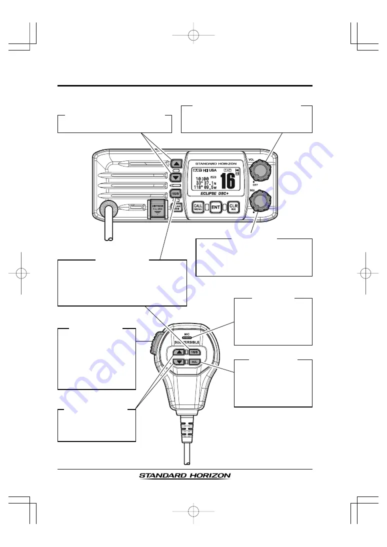 Standart Horizont Eclipse DSC+ GX1150 Owner'S Manual Download Page 4