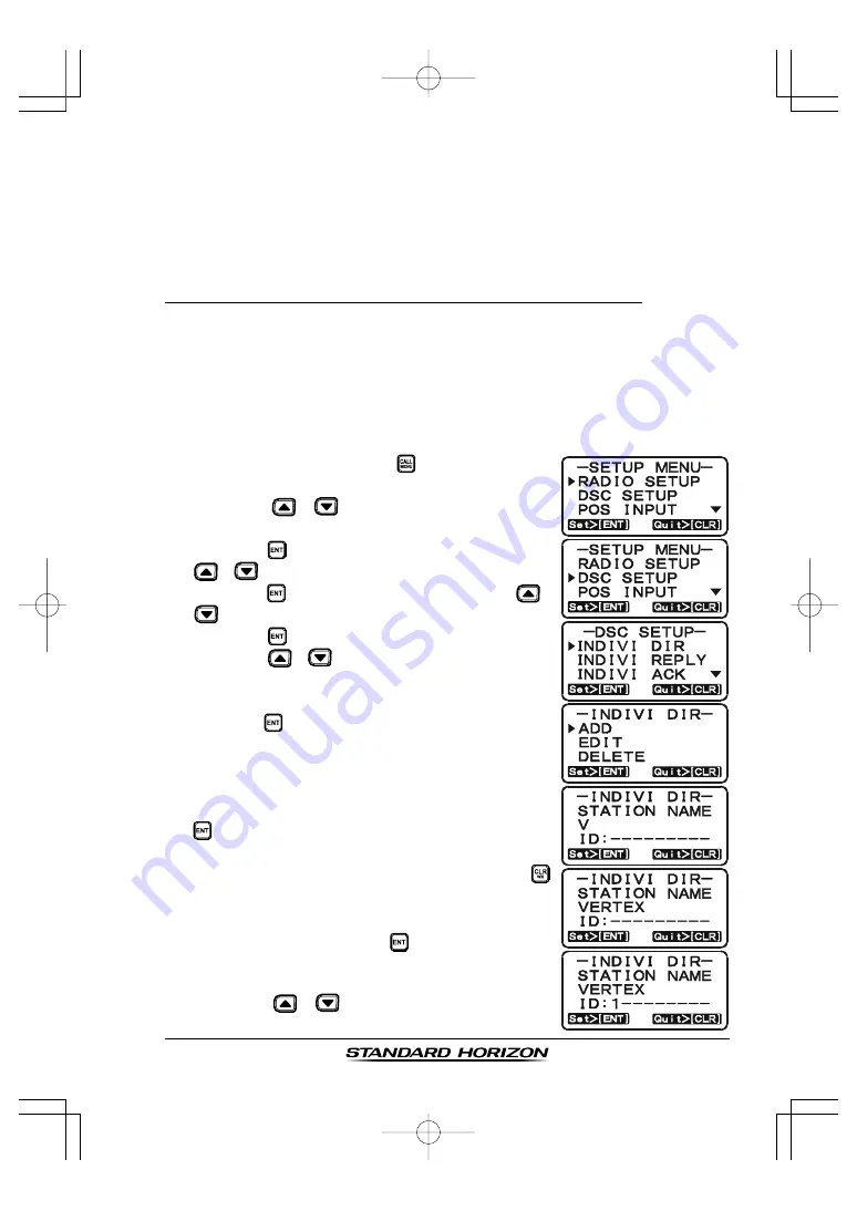 Standart Horizont Eclipse DSC+ GX1150 Owner'S Manual Download Page 37