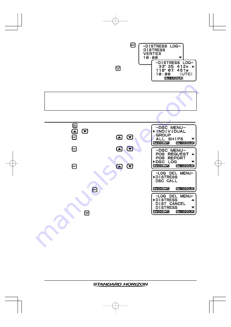 Standart Horizont Eclipse DSC+ GX1150 Owner'S Manual Download Page 45