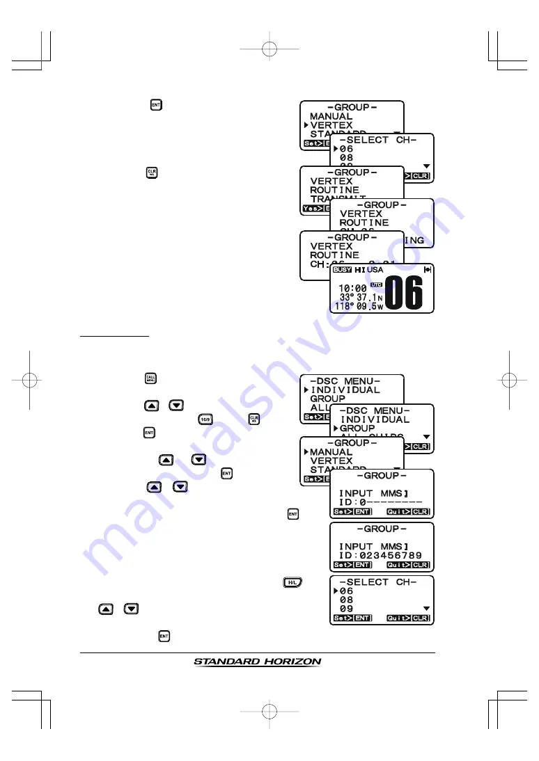 Standart Horizont Eclipse DSC+ GX1150 Owner'S Manual Download Page 48