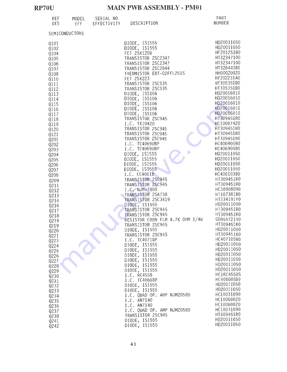 Standart RP70U Скачать руководство пользователя страница 47