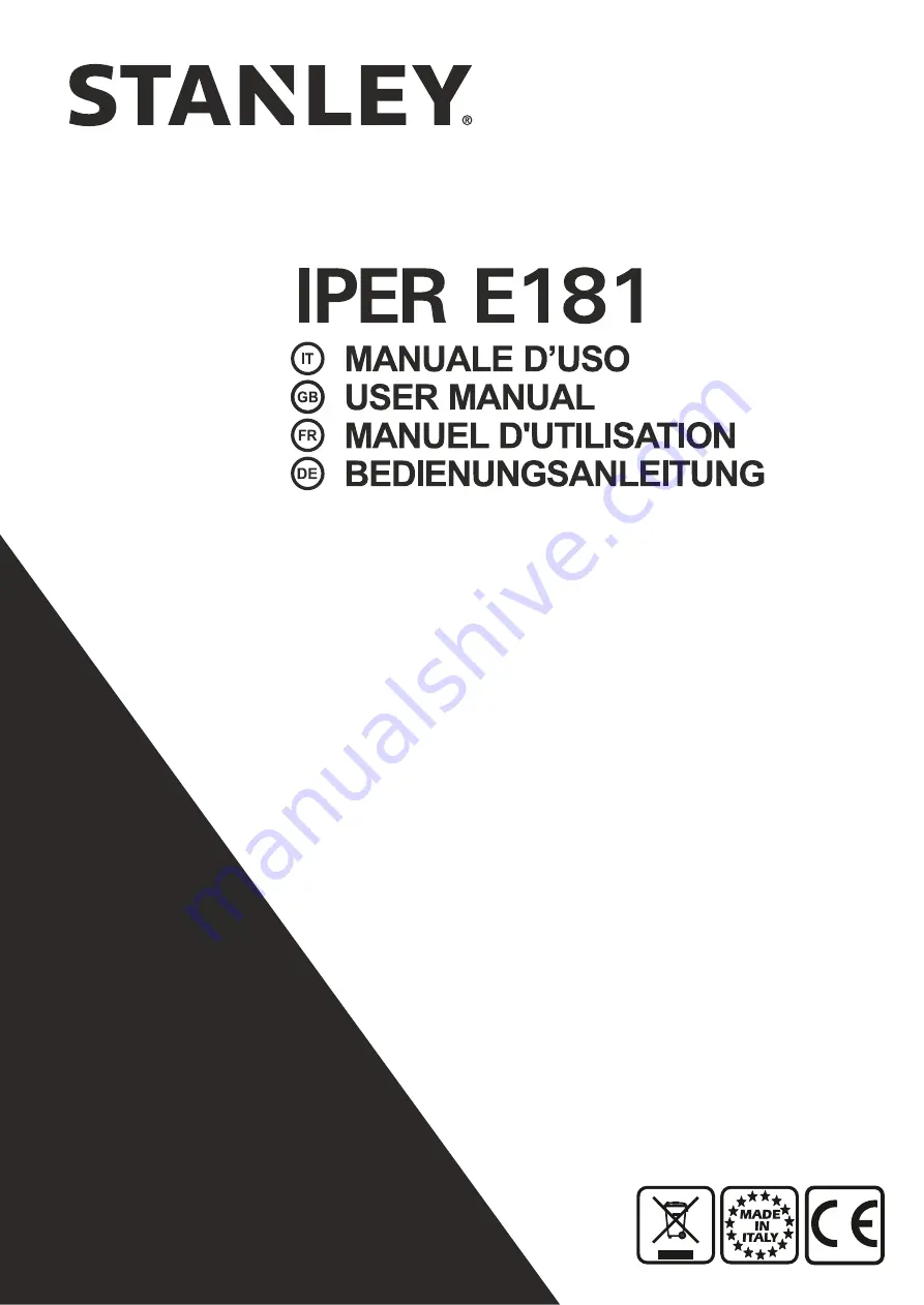 Stanley 460081 User Manual Download Page 1