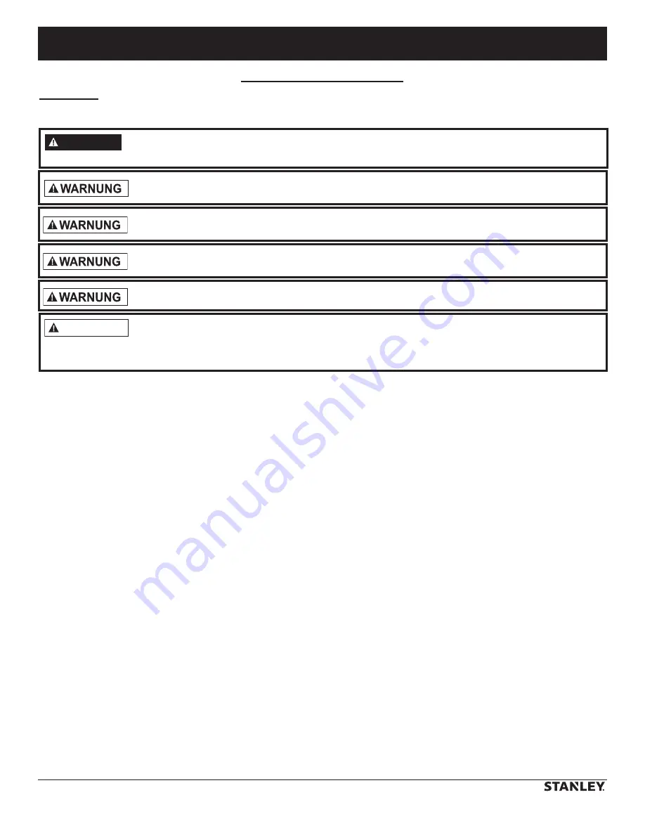 Stanley 657888110095 Manual Download Page 46