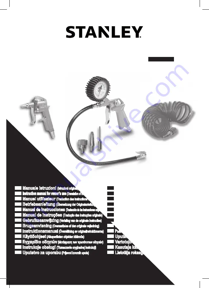 Stanley 9045717STN Instruction Manual For Owner'S Use Download Page 1