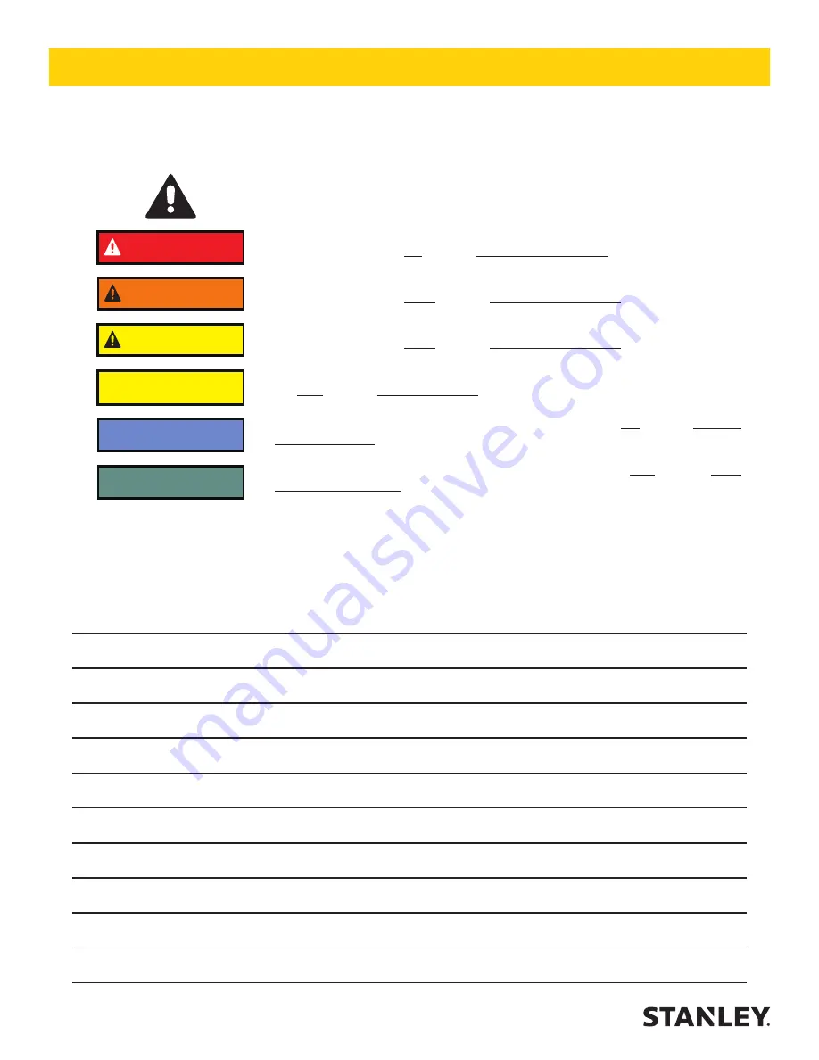 Stanley MB05 User Manual Download Page 4