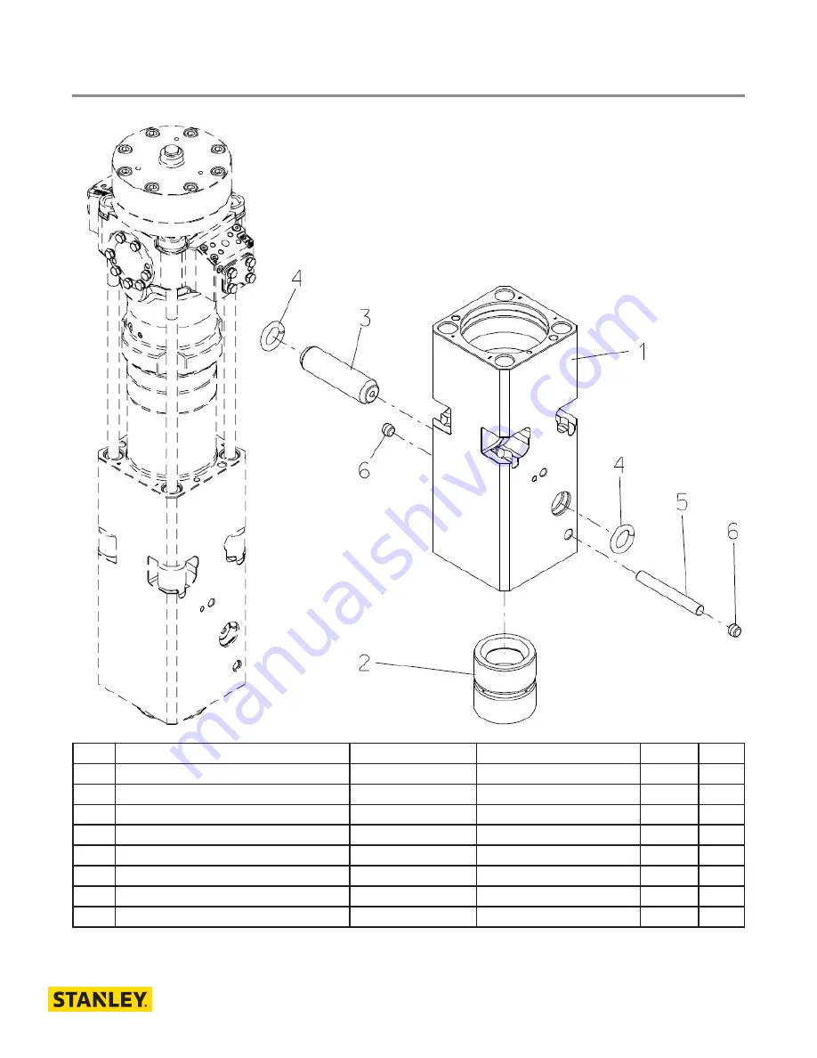 Stanley MB3025 Parts Manual Download Page 15