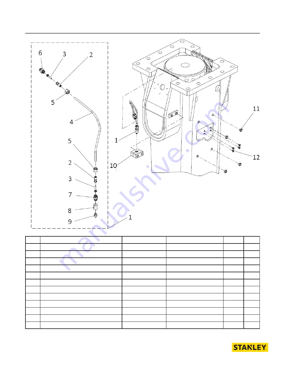 Stanley MB3025 Parts Manual Download Page 22