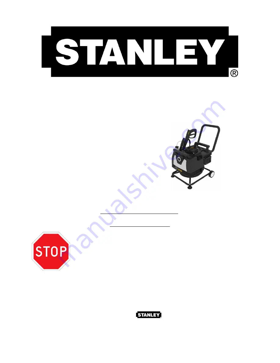 Stanley P2350S Owner'S Manual Download Page 1