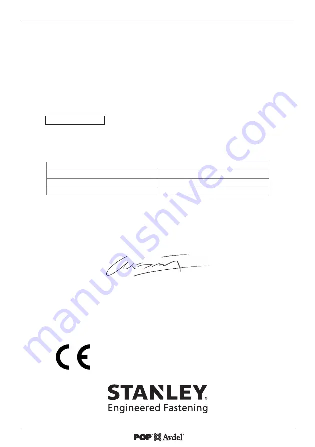 Stanley ProSert XTN2 Instruction Manual Download Page 74