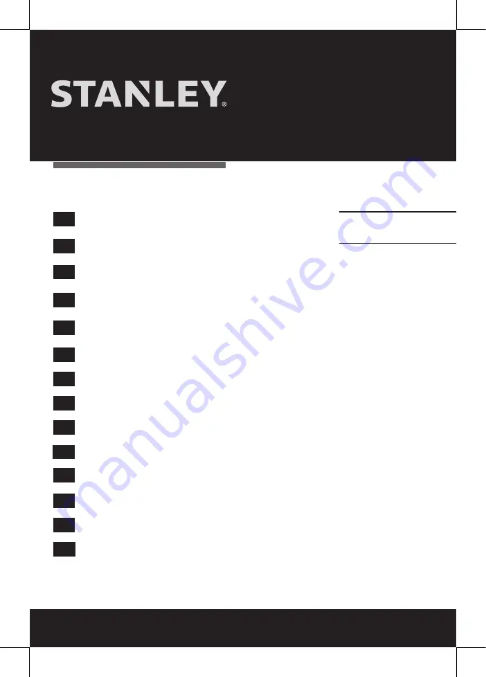 Stanley SG 5600 Basic Original Instructions Manual Download Page 1