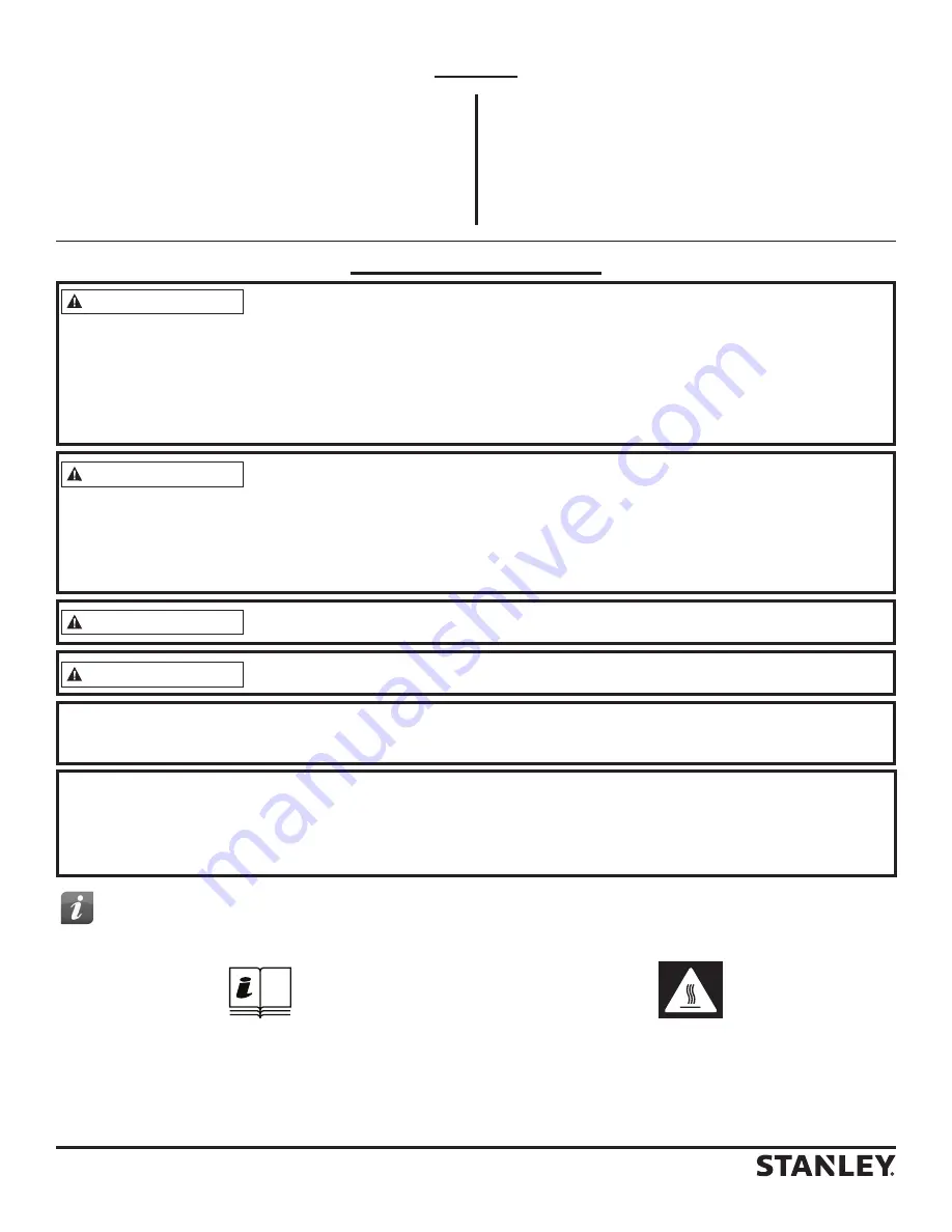 Stanley ST-125-OFR-E Instructions Manual Download Page 2