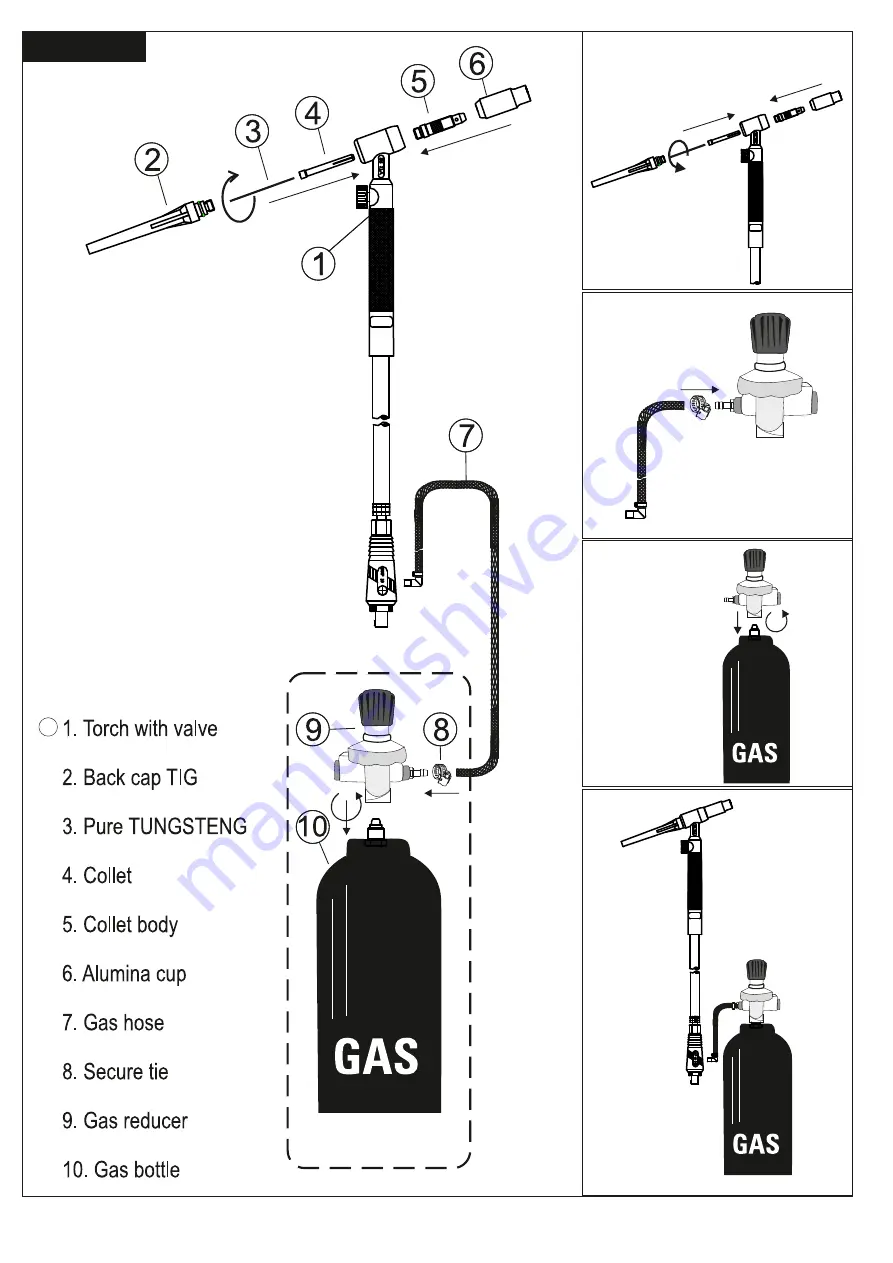 Stanley SUPER 180 TIG LIFT User Manual Download Page 13