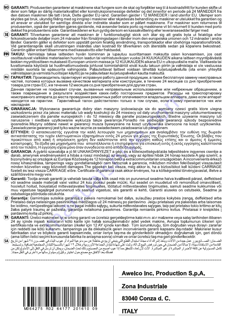 Stanley SUPER 180 TIG LIFT User Manual Download Page 20