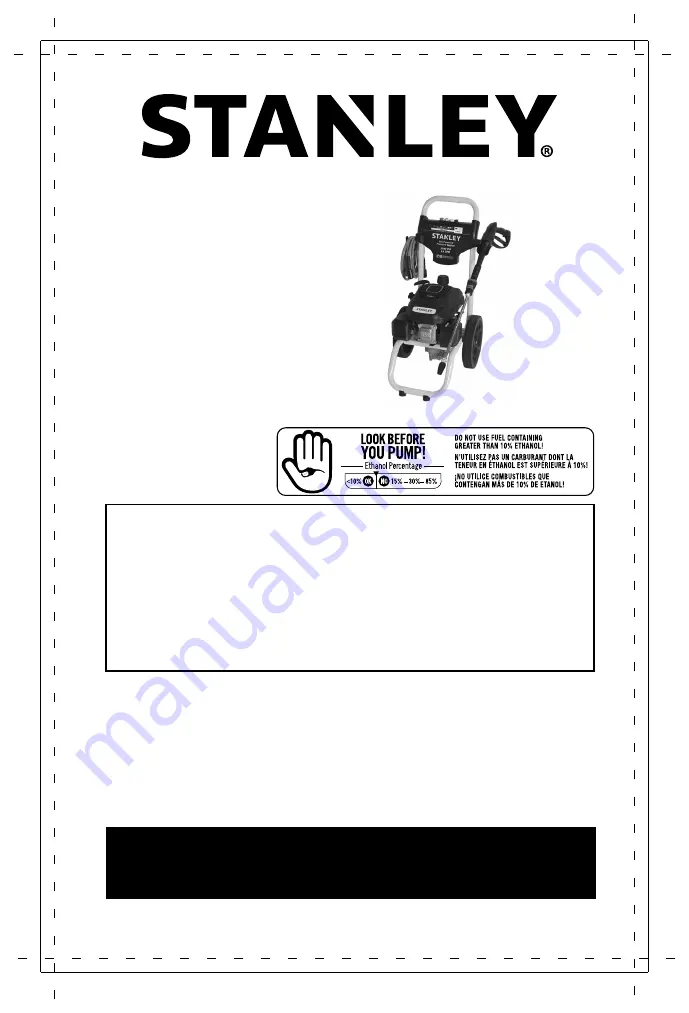 Stanley SXPW2823 Скачать руководство пользователя страница 1