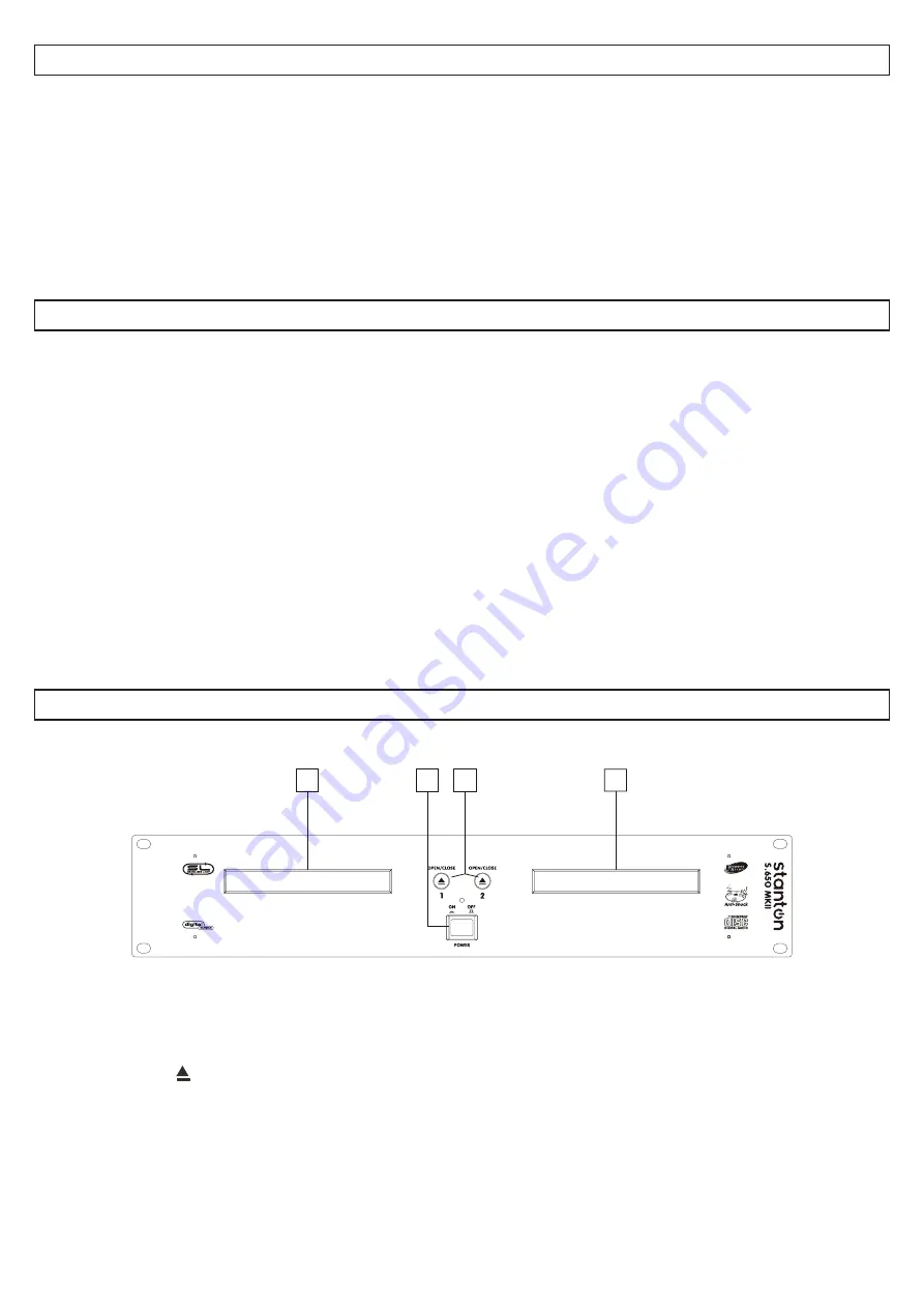 Stanton KCDJ110 Manual Download Page 4