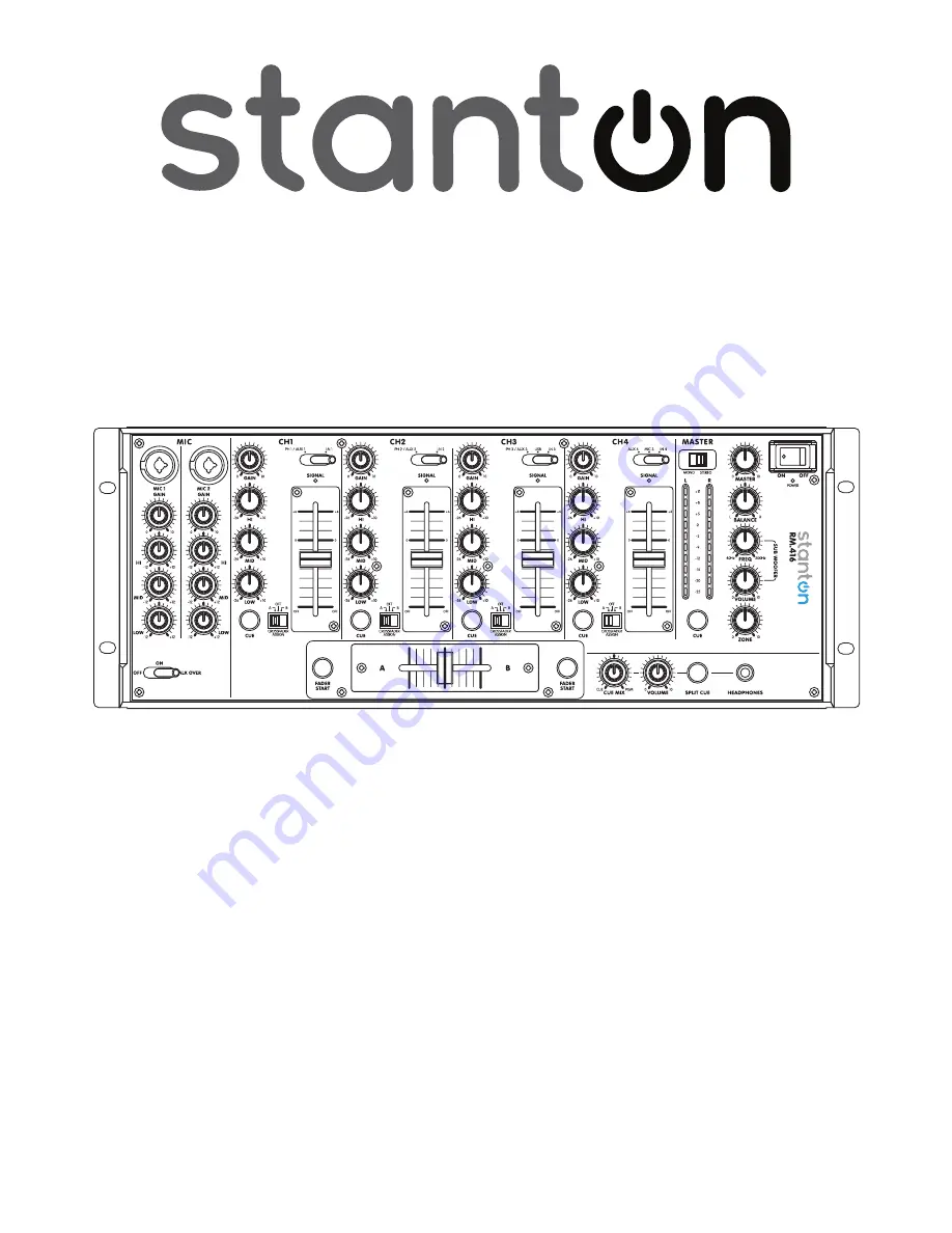 Stanton RM.416 Скачать руководство пользователя страница 1