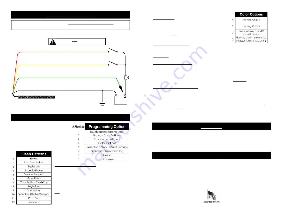 Star Headlight & Lantern DLQSMC-4 Manual Download Page 2