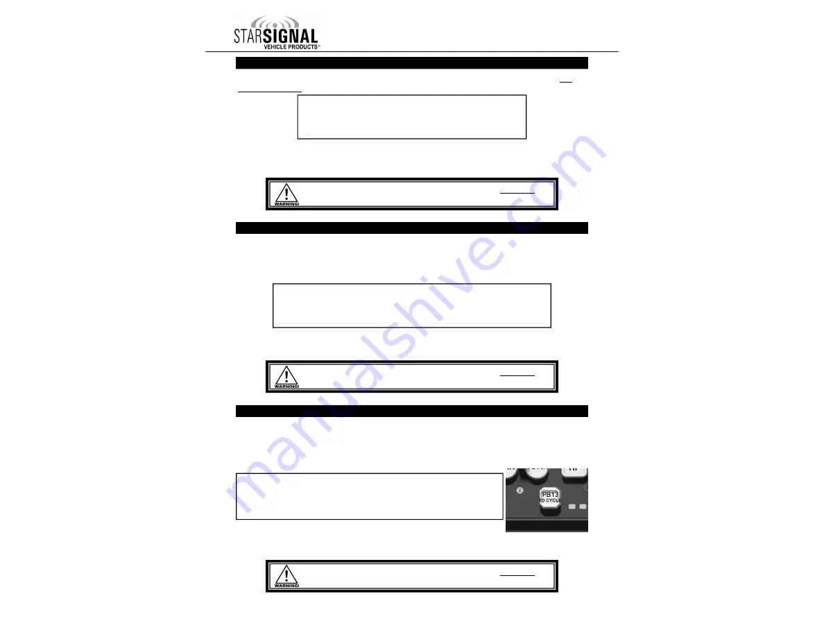 Star Headlight & Lantern LCS850MG Installation And Instruction Manual Download Page 21