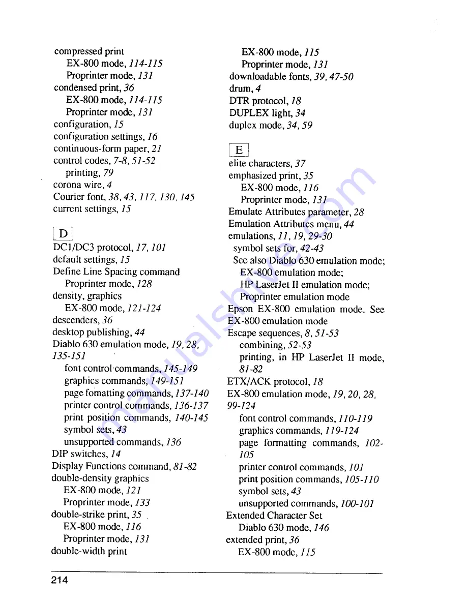 Star Micronics 8 Series Applications Manual Download Page 222