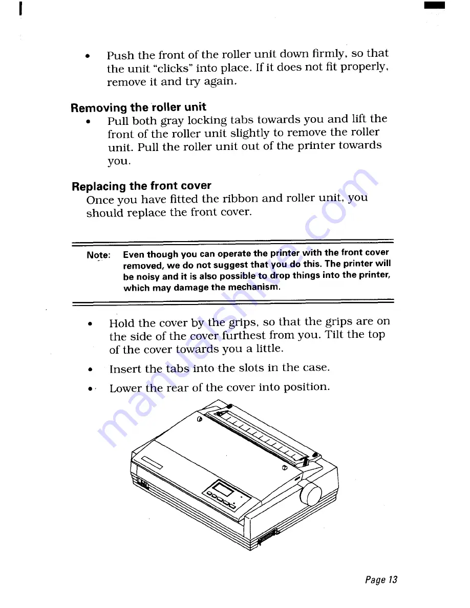 Star Micronics LC24-300 COLOUR User Manual Download Page 21