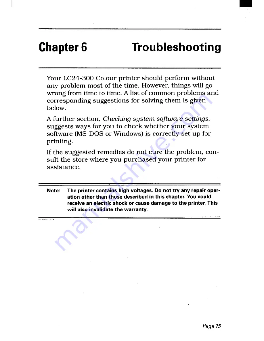 Star Micronics LC24-300 COLOUR User Manual Download Page 83