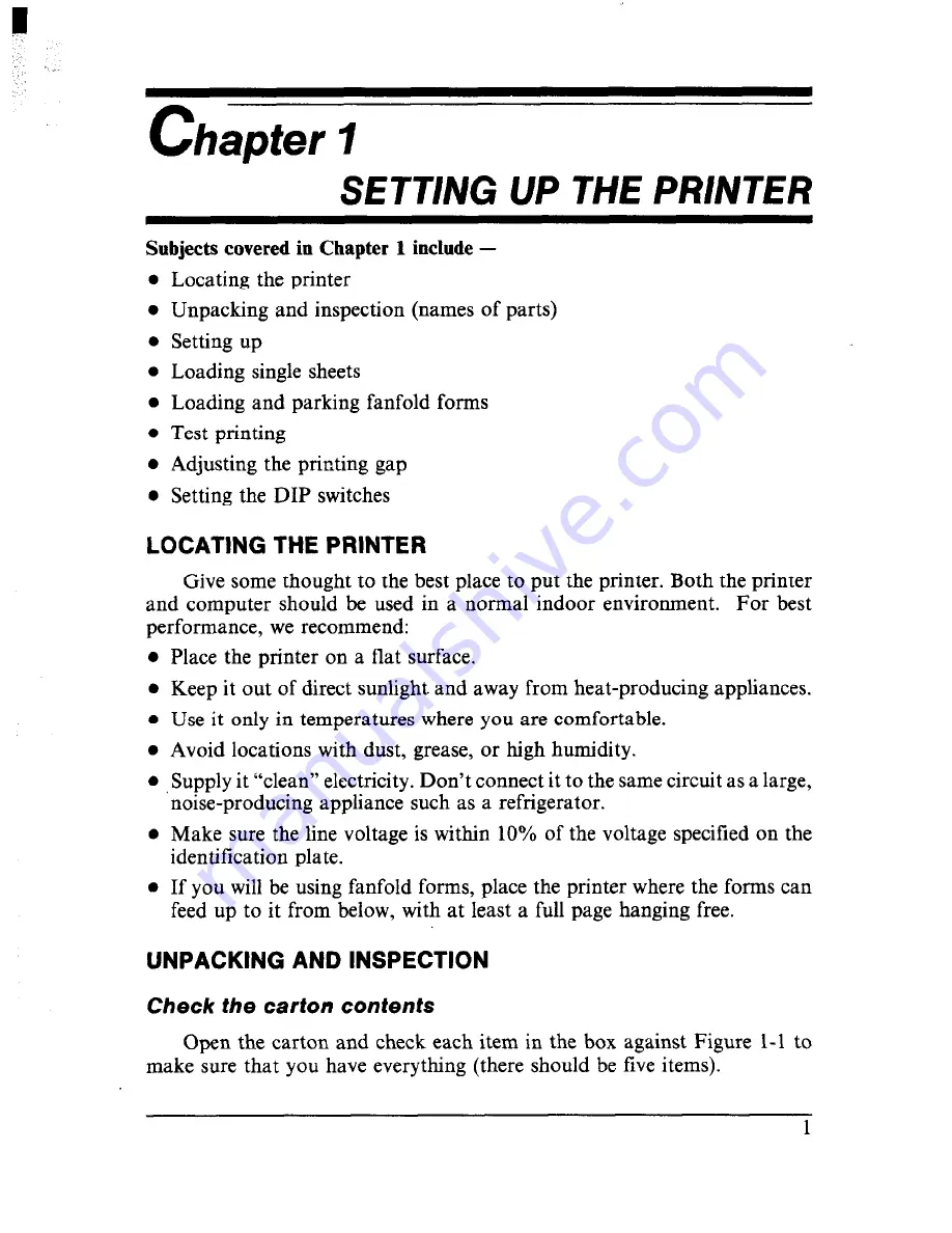 Star Micronics Multi-Font NX-2410 Скачать руководство пользователя страница 9