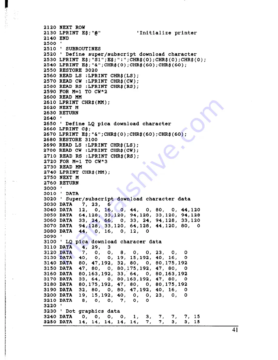 Star Micronics Multi-Font NX-2410 Скачать руководство пользователя страница 49