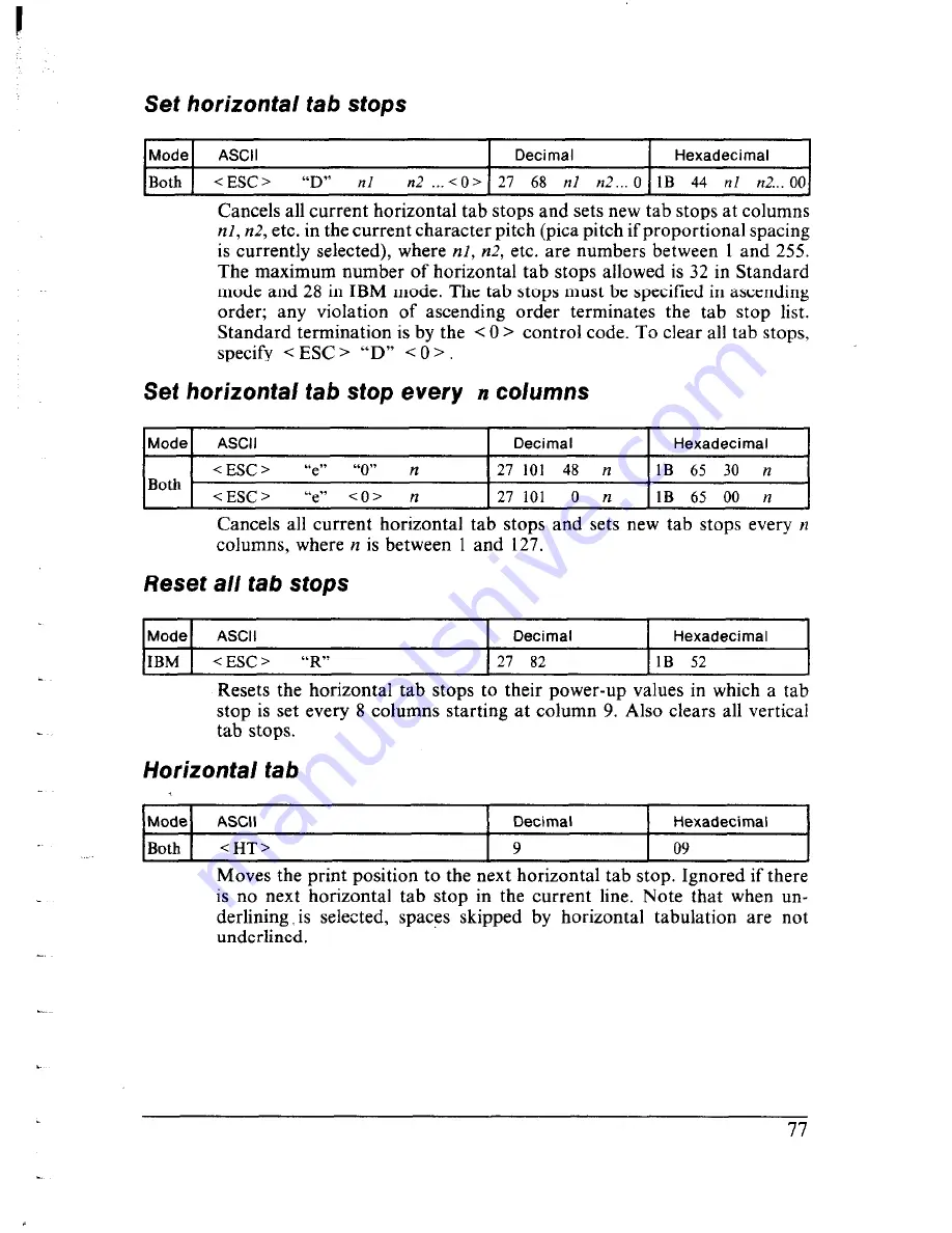 Star Micronics Multi-Font NX-2410 Скачать руководство пользователя страница 85