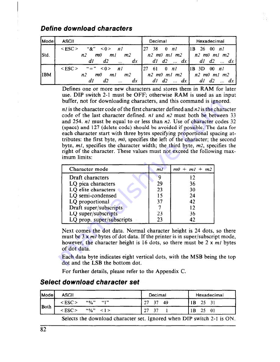 Star Micronics Multi-Font NX-2410 User Manual Download Page 90