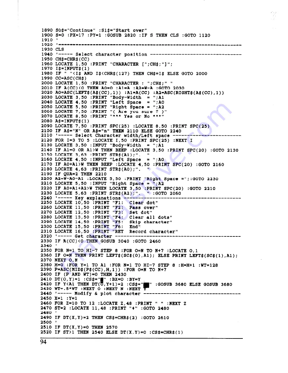 Star Micronics Multi-Font NX-2410 Скачать руководство пользователя страница 102