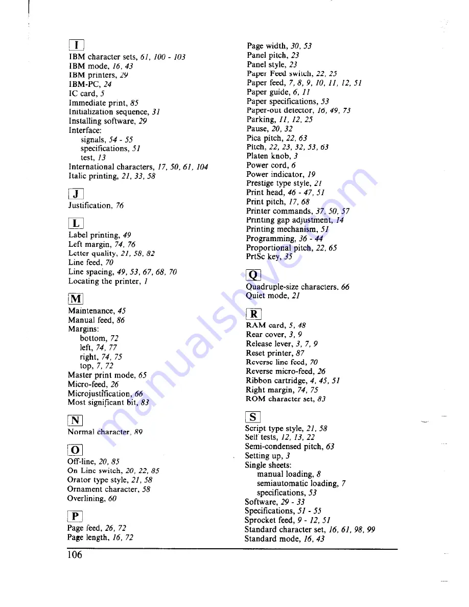 Star Micronics Multi-Font NX-2410 Скачать руководство пользователя страница 114