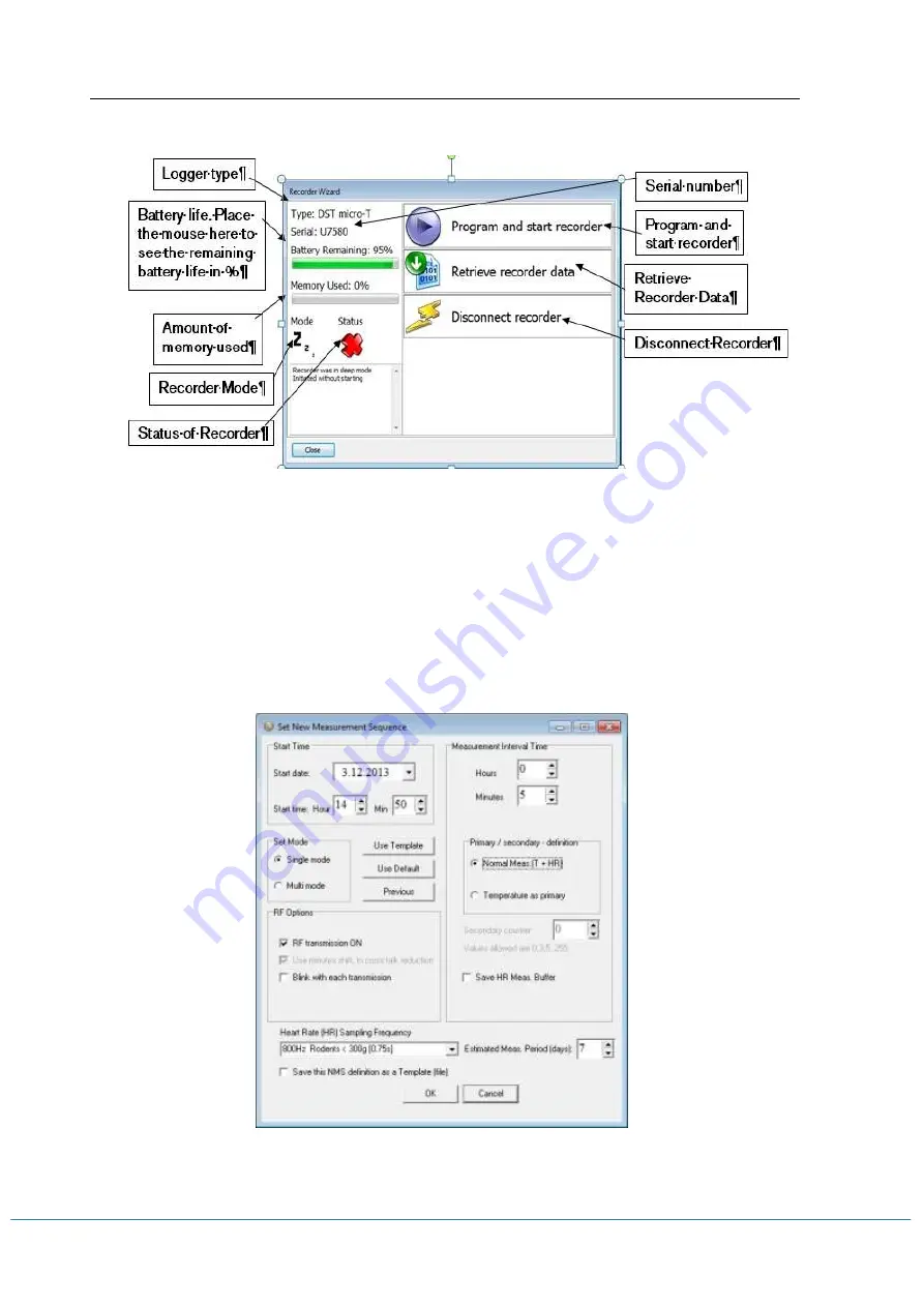 Star-Oddi DST microRF-HRT User Manual Download Page 25