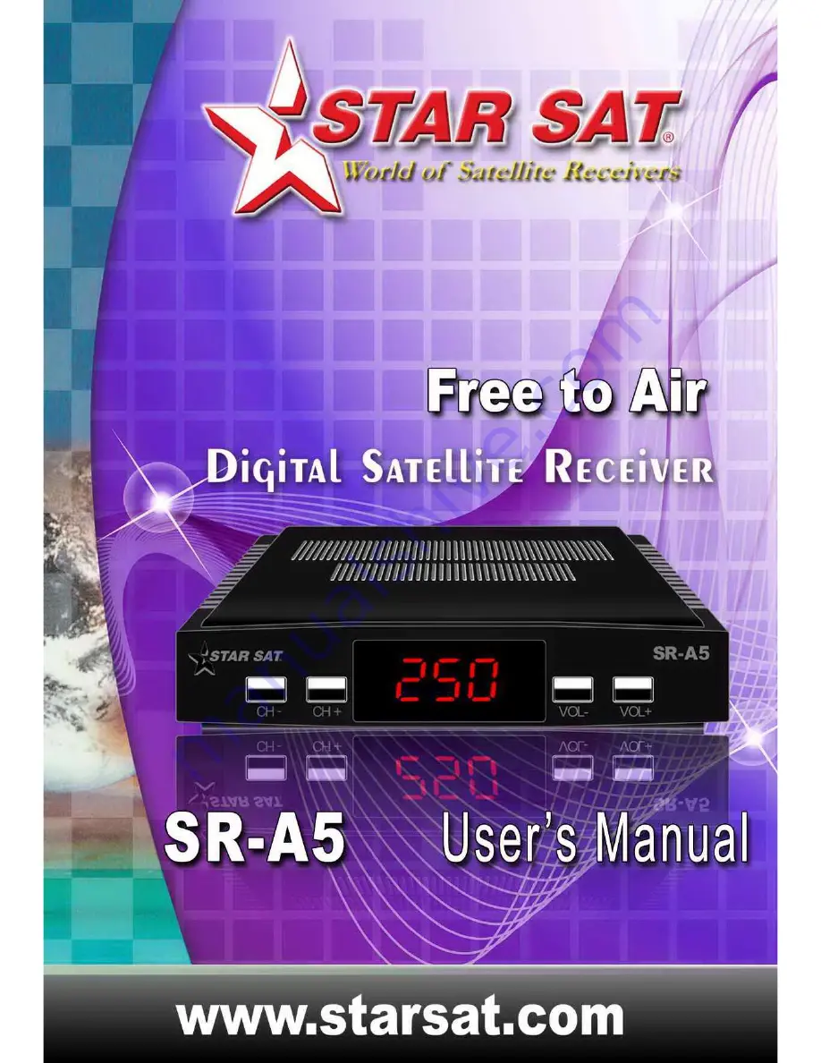 star sat SR-A5 User Manual Download Page 1