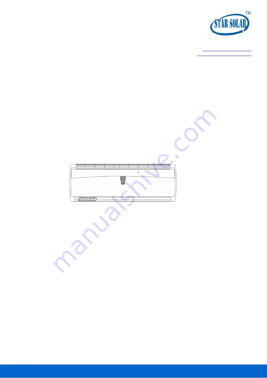 Star Solar TKF-26GW Installation And Operation Instruction Manual Download Page 1