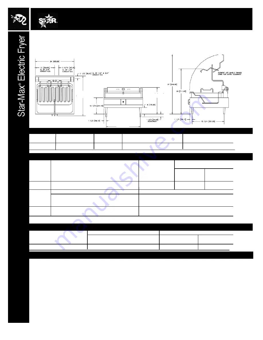 Star 530FD Specification Sheet Download Page 2