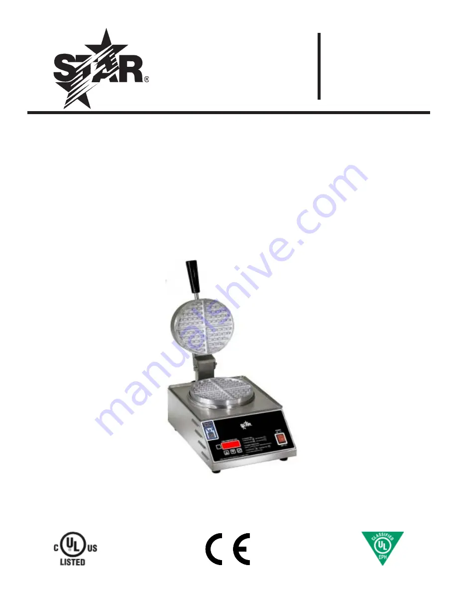 Star 9B-SWB7R1WW-120 Installation And Operating Instructions Manual Download Page 1