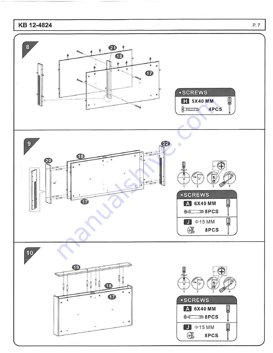 Star KB 12-4824 Assembly Download Page 7