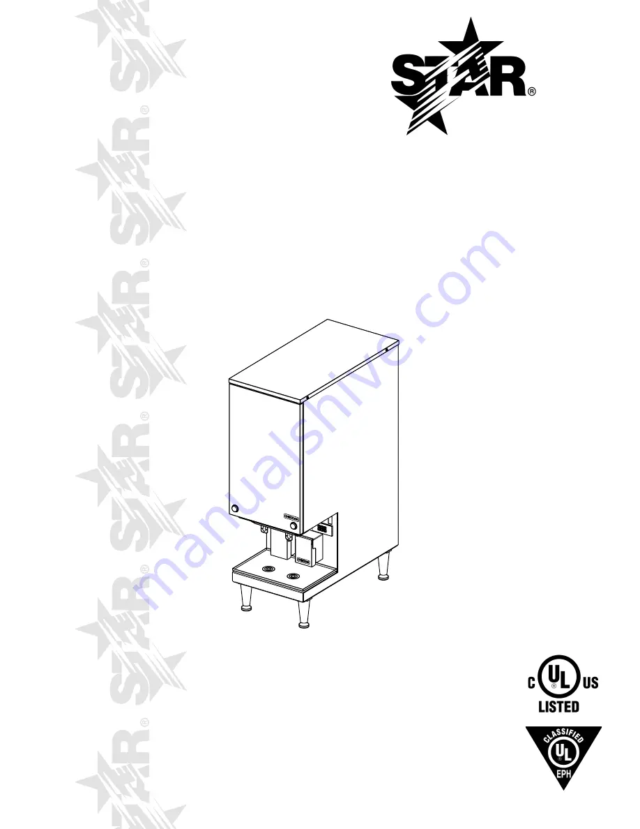 Star SPDE1ARB Installation And Operation Instructions Manual Download Page 1