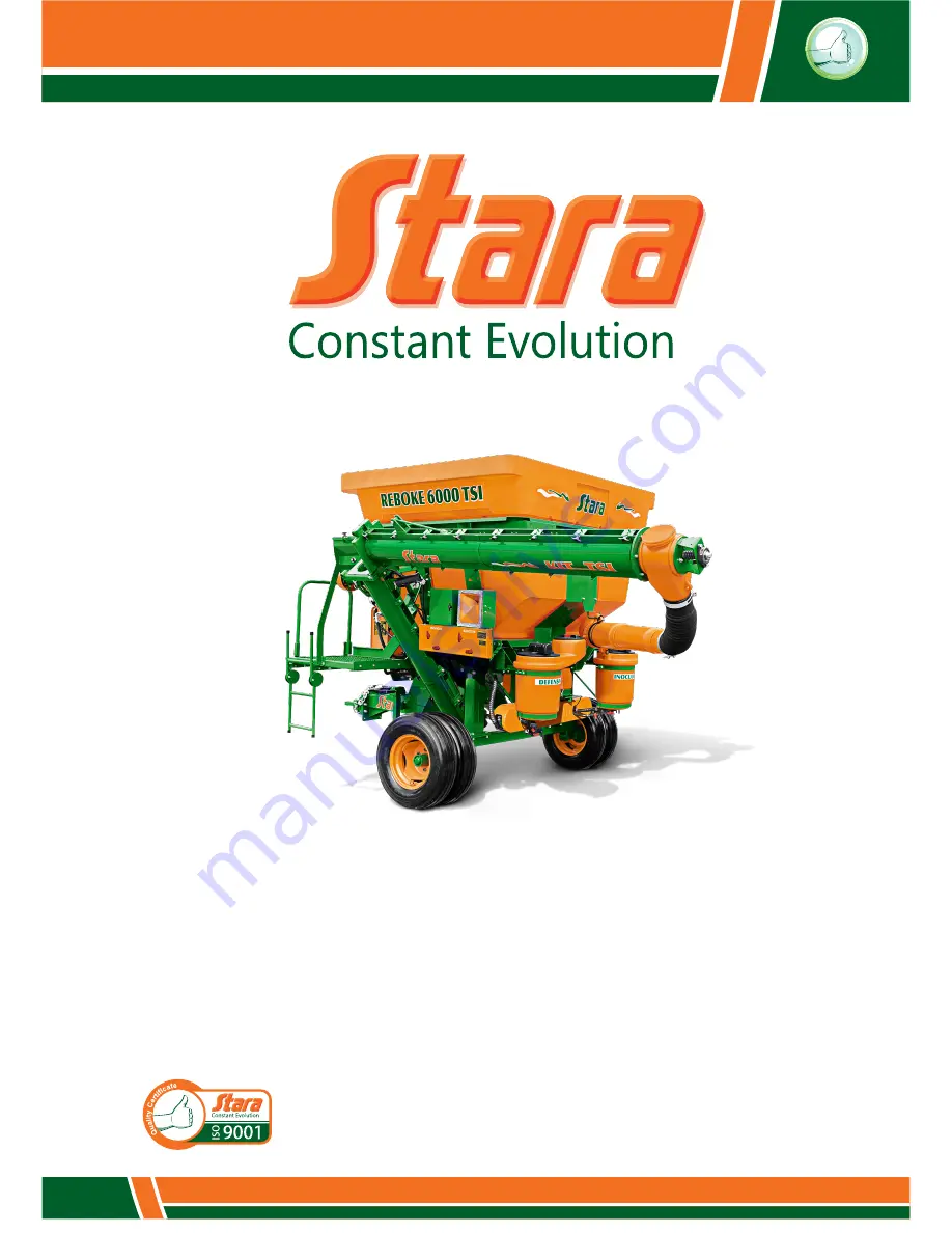 Stara Reboke 6000 TSI Instruction Manual Download Page 1