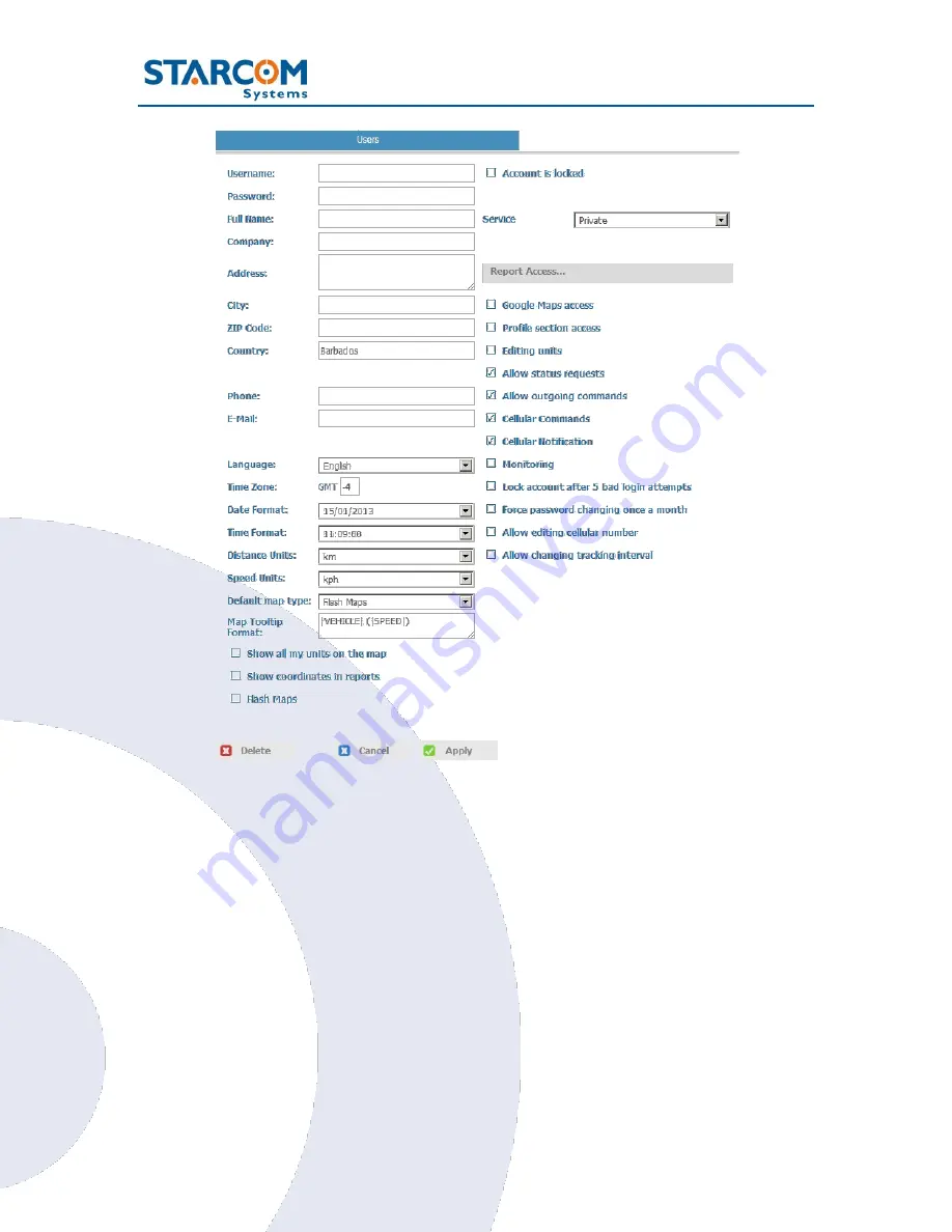 Starcom Systems Kylos Compact User Manual Download Page 46