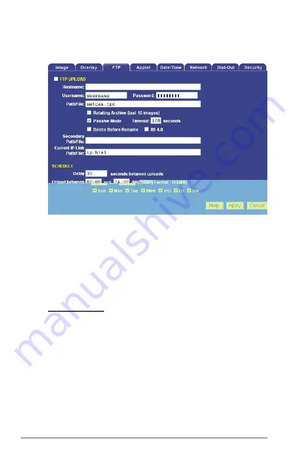 StarDot Technologies NetCam XL User Manual Download Page 21