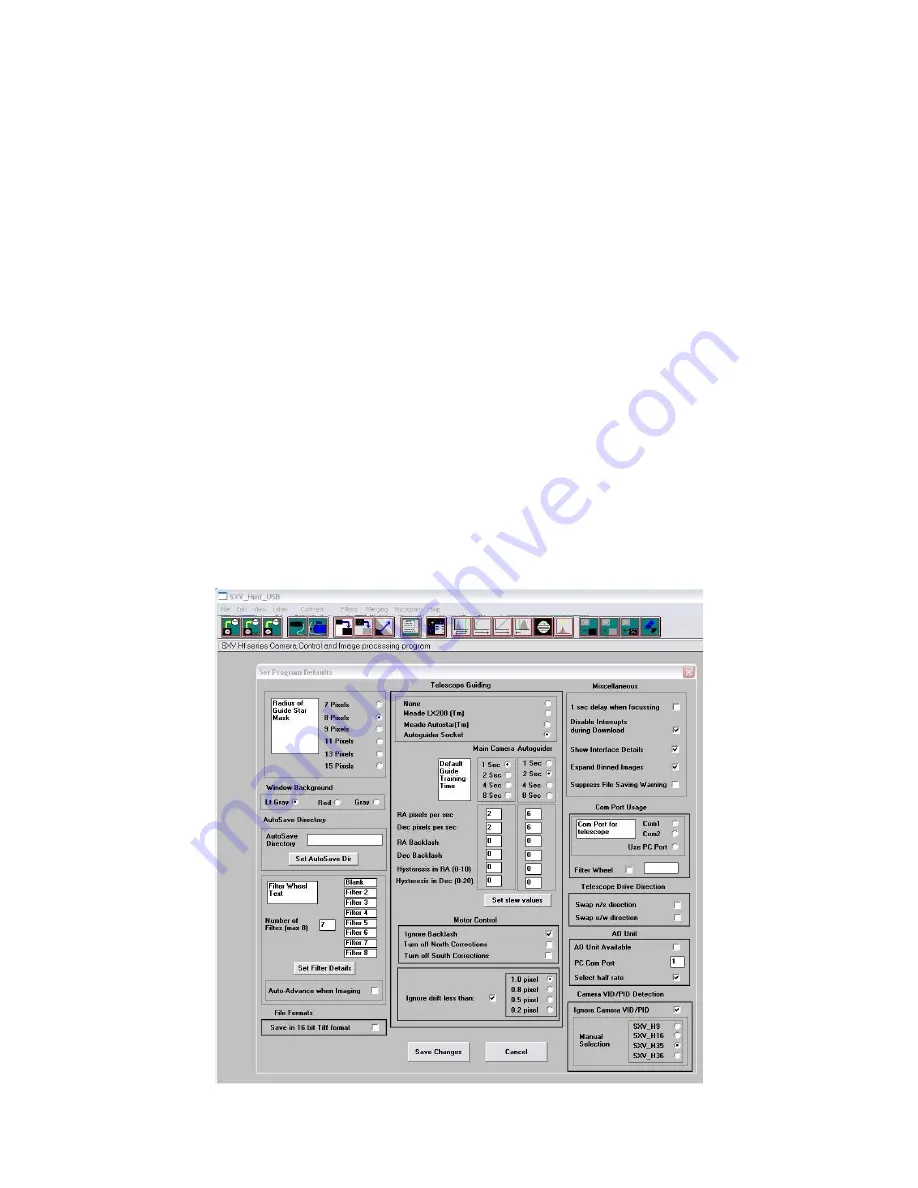 Starlight Xpress SXVF-H35 User Manual Download Page 4