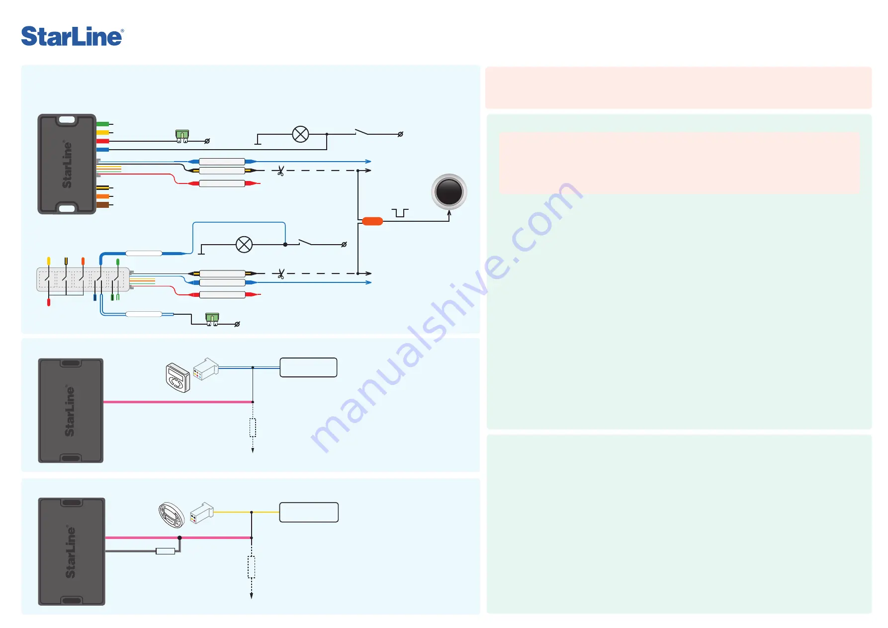 Starline E9 V2 Connection Diagram Download Page 2