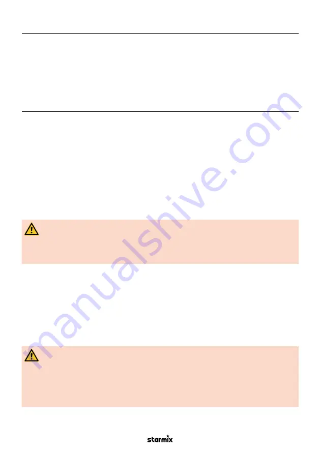 Starmix AirStar Series Operating Instructions Manual Download Page 20