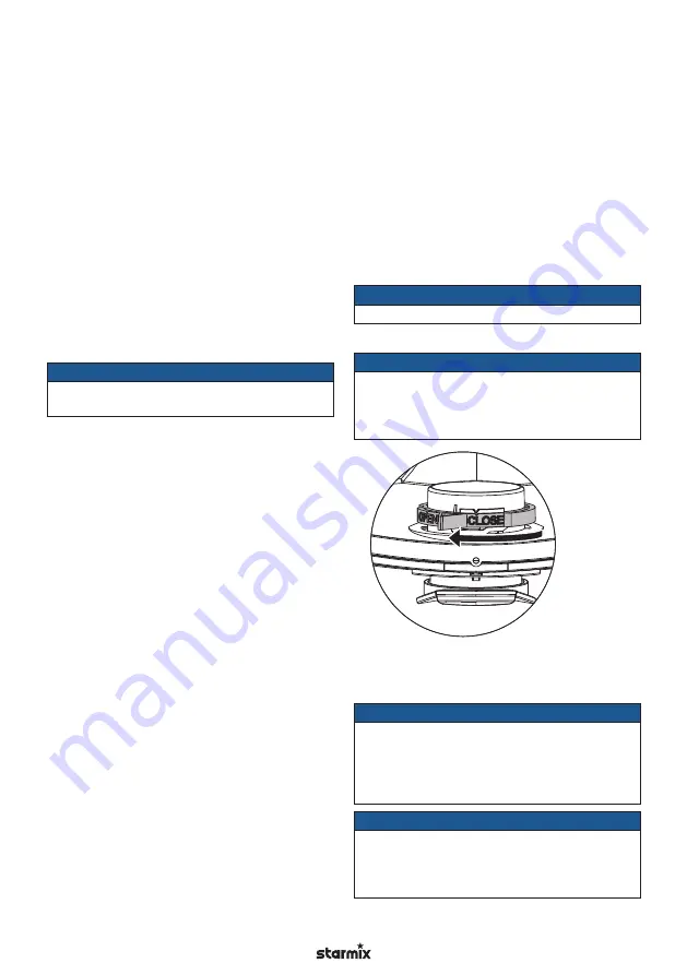 Starmix IS H-1225 Asbest Operating Instructions Manual Download Page 128