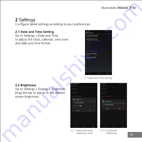 Starmobile ENGAGE 7 3G Скачать руководство пользователя страница 15