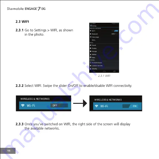 Starmobile ENGAGE 7 3G Скачать руководство пользователя страница 16